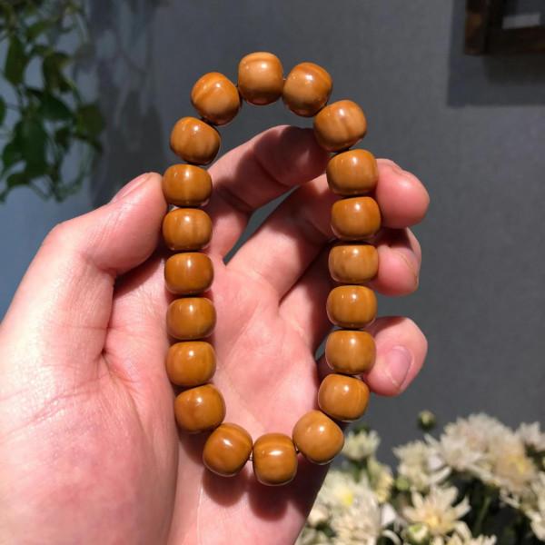 「猴頭算盤珠」精選矮樁猴頭雕刻 顆顆全品 尺寸11mm*9mm