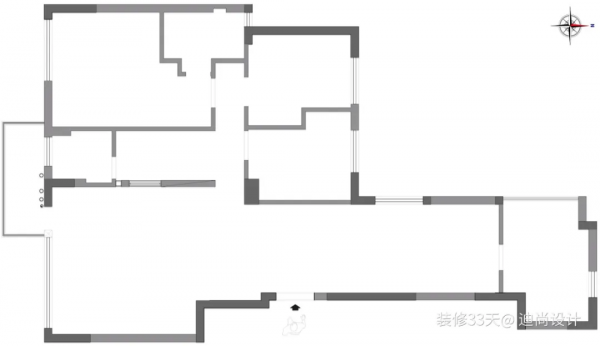 軟膜燈+拱形門+無踢腳線，有娃家庭也能擁有‘純粹極簡宅’