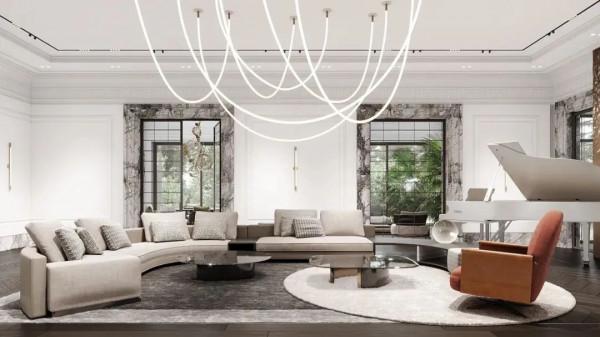 189㎡輕奢豪宅，一半生活，一半藝術