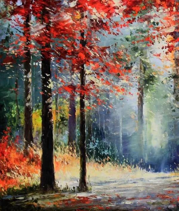 俄羅斯畫家格列布·戈魯貝茨基刀畫作品欣賞