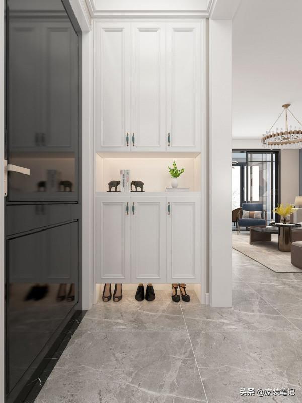 閨蜜的130平米新家，裝現代輕奢風格，單一個沙發牆就把我迷住了