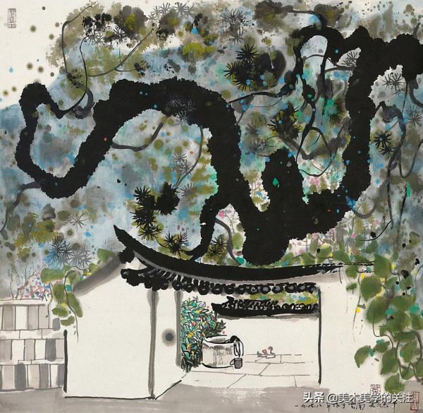 珍藏30年吳冠中先生油畫《北國風光》，嘉德國際拍賣拍2700萬