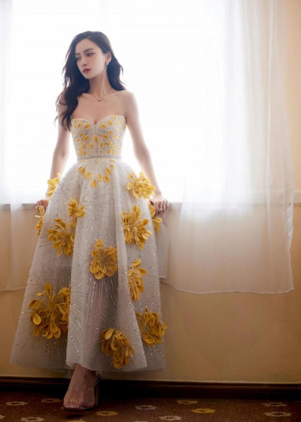 楊冪趙麗穎迪麗熱巴劉詩詩楊穎超仙禮服造型，你最pick誰？