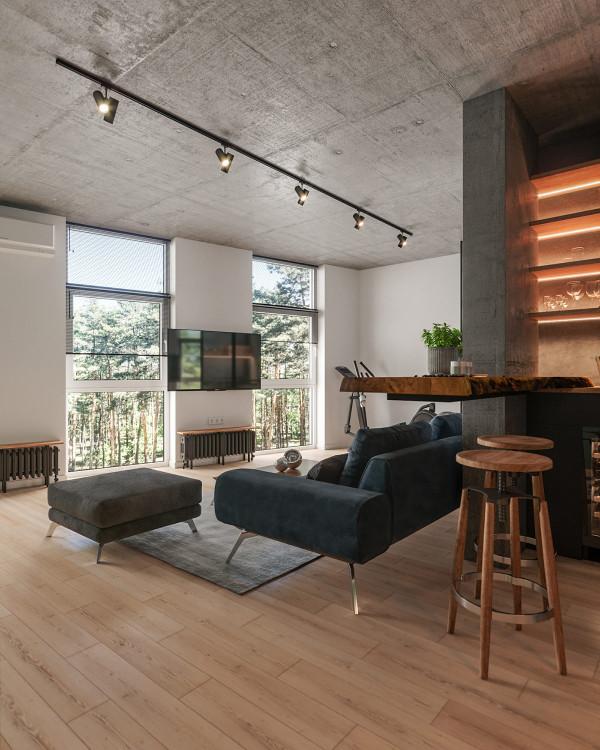 點點藍色帶來的深度和個性！2間60平小戶型設計