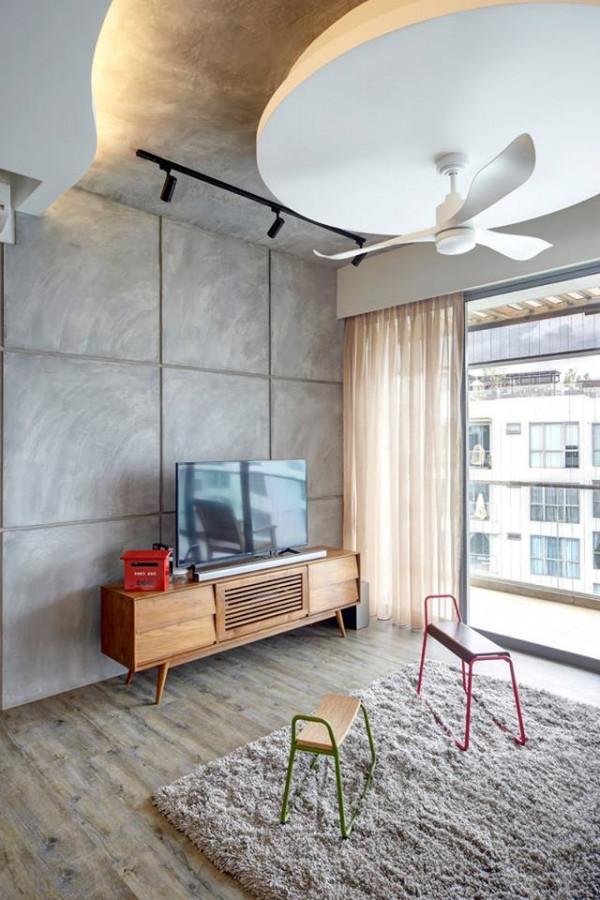 112㎡無玄關進門就是大橫廳，大大方方清爽舒適，多住10年也不膩