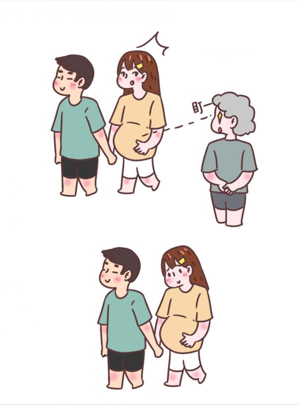 治癒漫畫 | 大家是不是都喜歡看孕婦的大肚子？