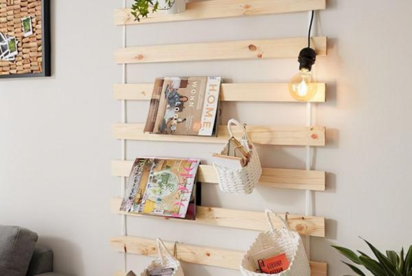 裝修剩的木板棄之可惜，留著佔地，不如改造成花架，美觀又大方