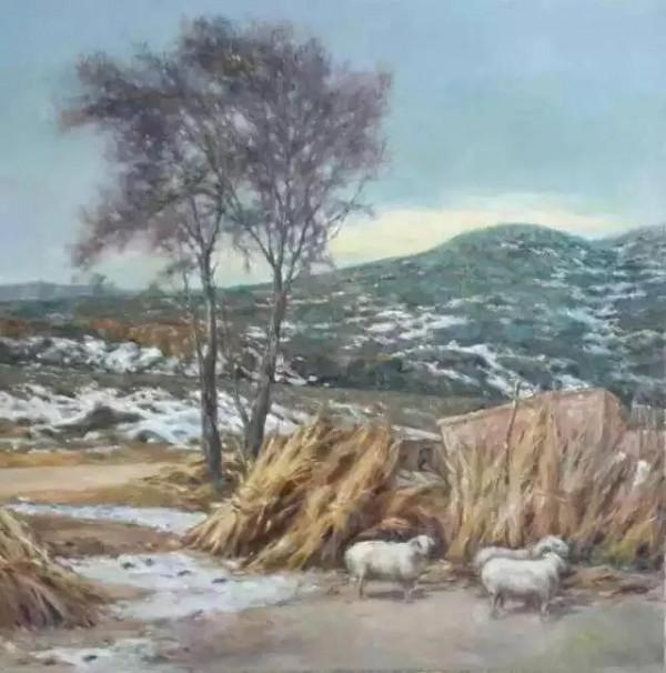 油畫家胡永斌作品