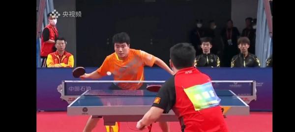 全運會男子乒乓半決賽之樊振東/梁靖崑 全運會男子乒乓半決賽之樊振東/梁靖崑