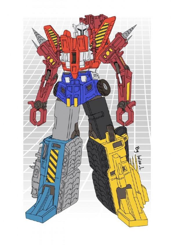 變形金剛撞色混搭人物插畫，大家能認出它們都是誰嗎？