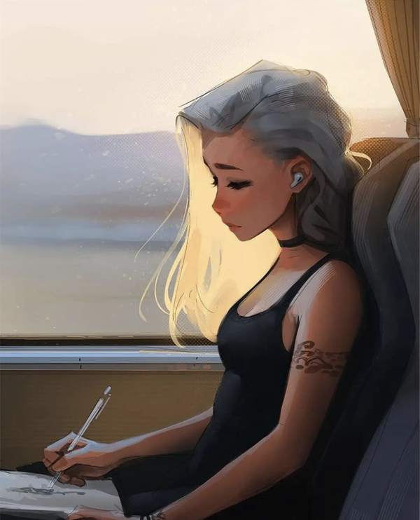 畫師和貓咪的日常，不少動漫開局就送寵物，有陪伴作用還能當外掛