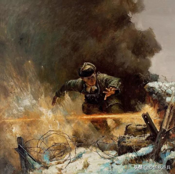 黃繼光犧牲十天後，繼任的班長呂慕祥，把自己身體塞進敵人槍眼裡