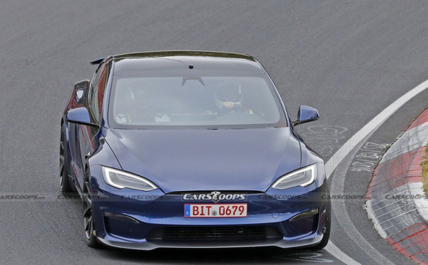 大尾翼+誇張前唇，Model S效能版諜照，特斯拉或重啟Plaid+計劃