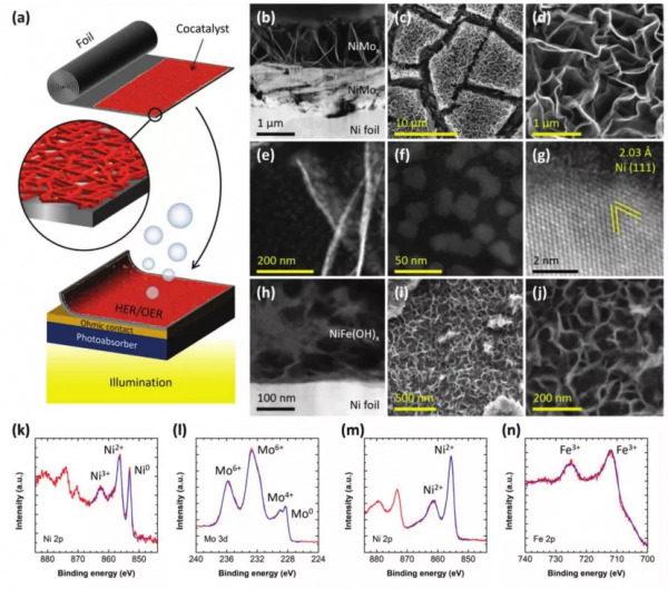 澳大利亞國立大學AEM：將光電催化水分解進一步推向工業化