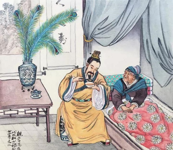 當年，八旬失明老婦在女兒家住豬圈，後又在深冬被女兒丟在野外