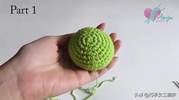 用零線就把蔬菜水果鉤得如此逼真，比新鮮的還要美