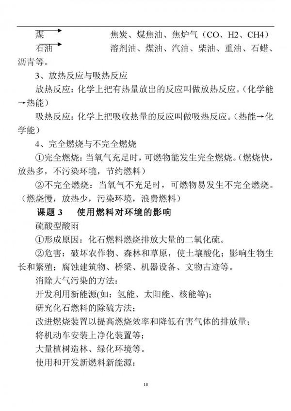 初中化學：上冊重要“知識點”大全，新學期打好基礎