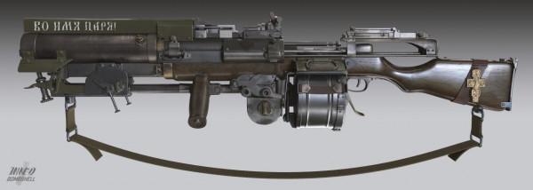 藝術 | 國外藝術家INKED BOMBSHELL的概念武器系統