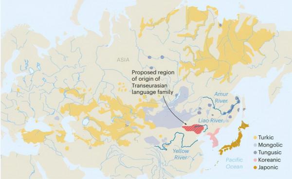 研究表明:朝鮮語蒙古語日本語等起源於前新石器時代中國東北遼河 研究表明:朝鮮語蒙古語日本語等起源於前新石器時代中國東北遼河