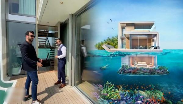 將臥室蓋在海底，每天看著魚群入睡，迪拜土豪的海洋別墅