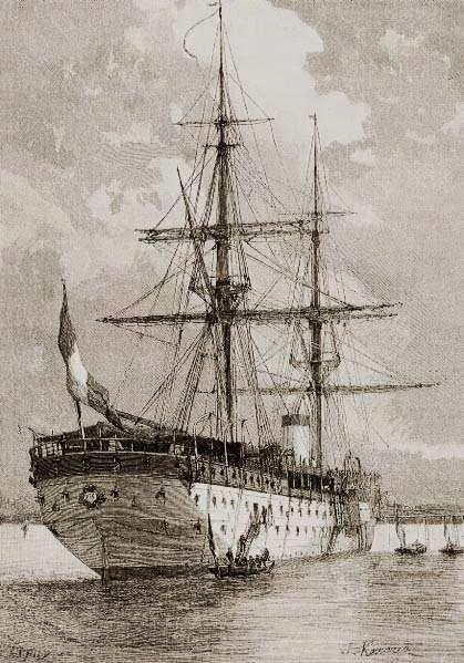 中法戰爭時，法國遠東艦隊參戰軍艦一覽