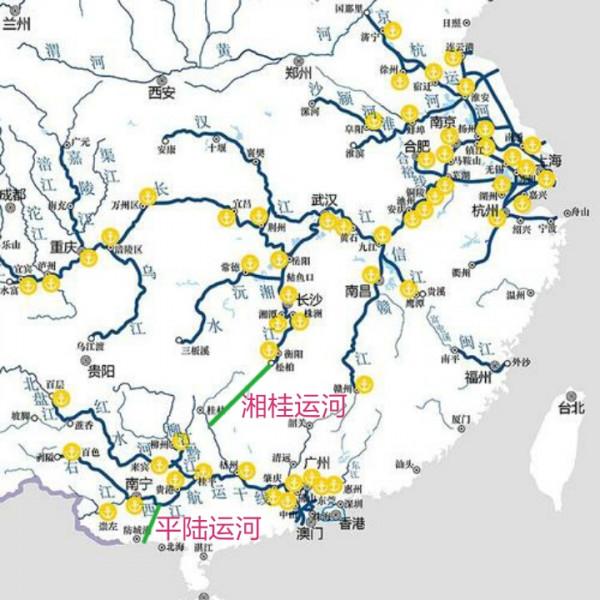 廣西內河運輸大戰略:東擴西進北上南下 廣西內河運輸大戰略:東擴西進北上南下