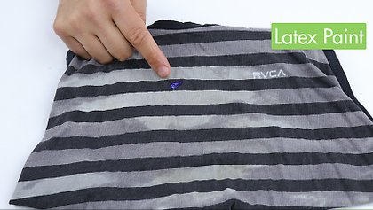 怎麼去除衣服上的油漆汙漬，衣服上沾了油漆怎麼洗掉