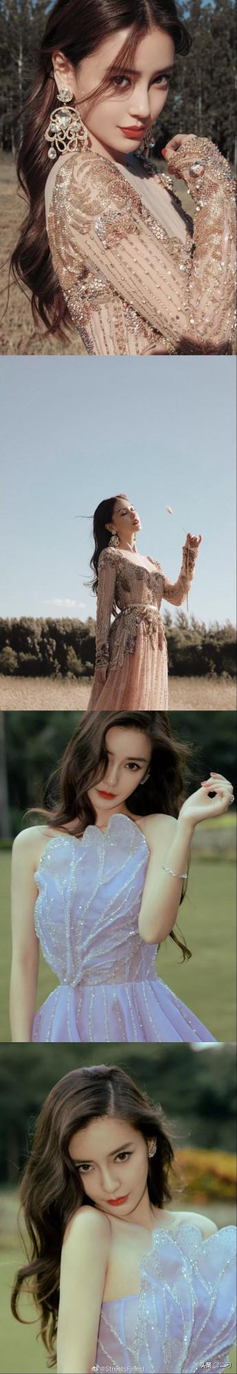 Angelababy芭莎慈善夜造型路透 永遠可以期待禮服鼻鼻 ​​​