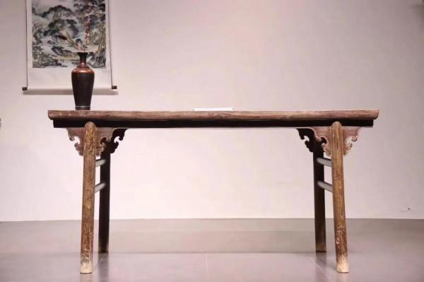 香幾，龍鳳呈祥•書桌，鐵力木畫案