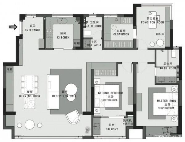 花60萬打造高階簡約的藝術之家，構建整潔有序的居家空間