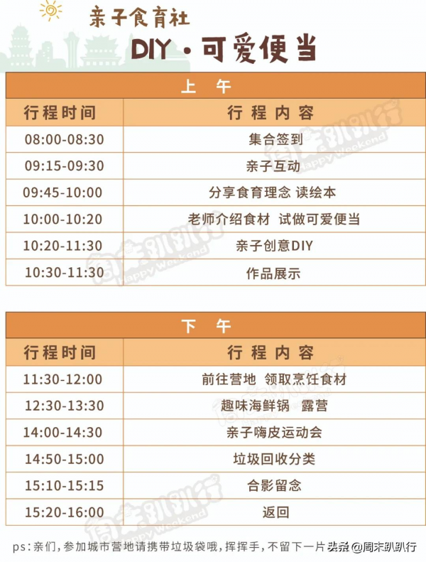 可愛爆炸！秋日萌萌噠便當，親子露營必備哦