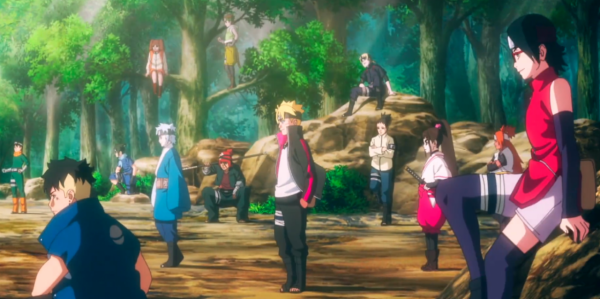 博人傳的新OP炸裂，向日葵被神秘人綁架，新十二忍集體救援