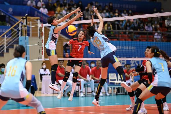 全運會女排:天津隊力克上海隊 全運會女排:天津隊力克上海隊