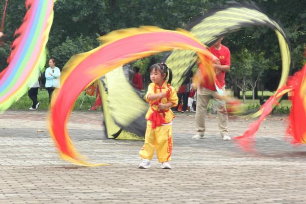 豐臺區舉辦喜迎國慶舞龍展演活動