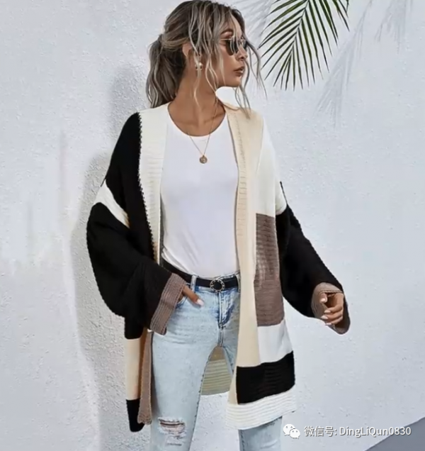 「針織作品」60款時尚流行的中長款開衫（尋找靈感）