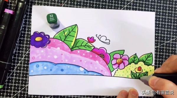 創意兒童畫:分享三款萬能背景畫法,卡通簡筆畫風格,收藏備用 創意兒童畫:分享三款萬能背景畫法,卡通簡筆畫風格,收藏備用