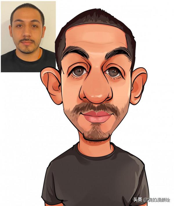 2021年畫的人物肖像漫畫作品精選