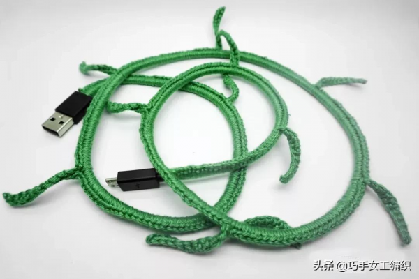 家裡的電源線用這招改造太讚了，多種葉子的鉤法，美爆整個家