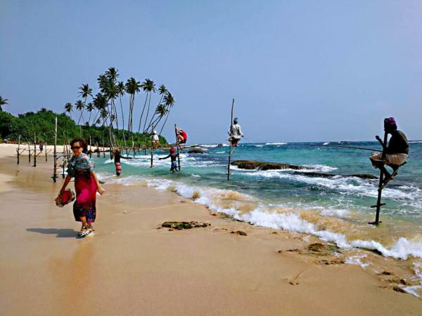 斯里蘭卡之旅（22）在科格勒(Koggala )體驗高蹺釣魚