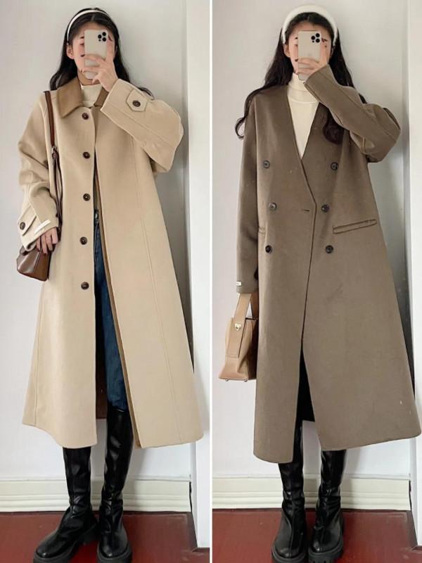 ①⑧套溫柔韓系大衣穿搭指南