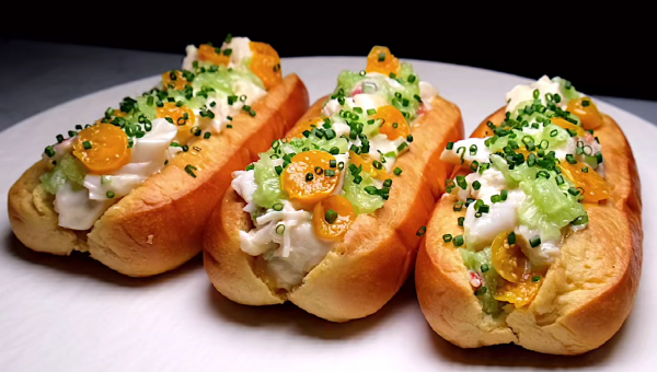 三星米其林餐廳肥鴨炭烤系列——炭烤龍蝦卷