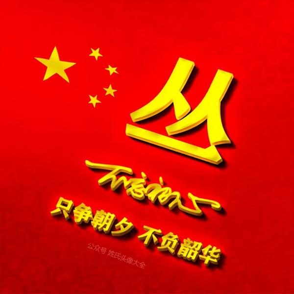 200張正能量姓氏頭像，張張精品，只爭朝夕 不負韶華