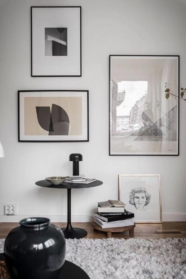 簡約時尚的風格，協調的色彩搭配，讓小戶型也裝出“高階感”