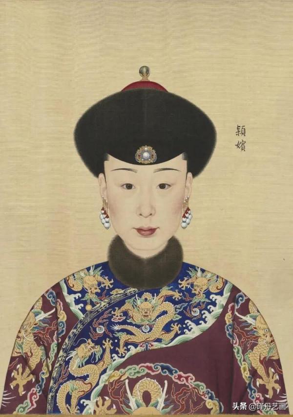 乾隆皇帝及其十二妃嬪難得一見的寫實肖像作品欣賞