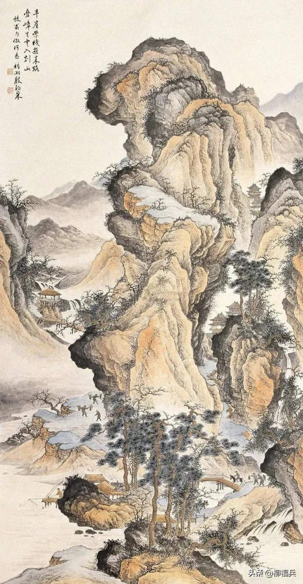 三十幅名家山水中堂，太養眼了