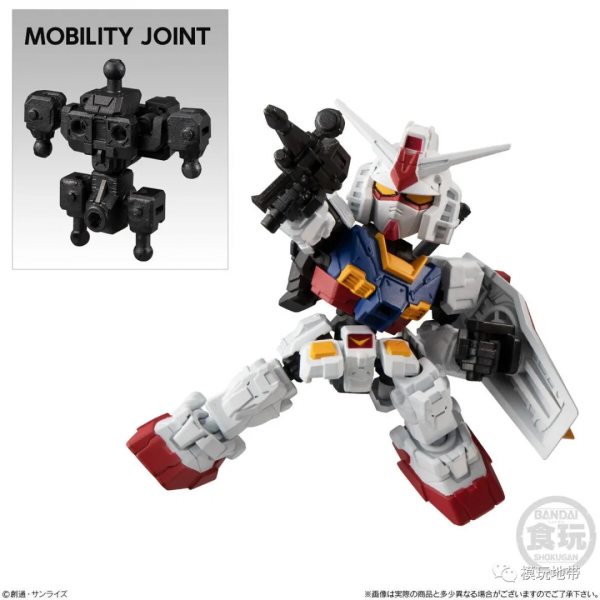 模玩資訊：萬代可動食玩新系列 MOBILITY JOINT GUNDAM VOL.1