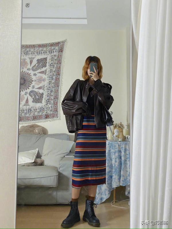 一雙馬丁靴的多種搭配方案，輕鬆搞定秋冬穿搭，秒變時尚達人