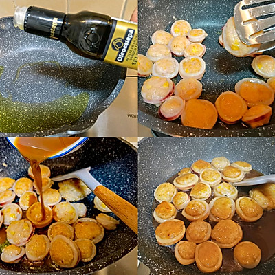 #一學就會快手菜#健康減脂快手菜～魷魚蝦滑餅