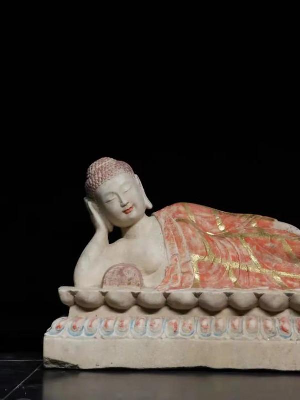 睡佛 漢白玉