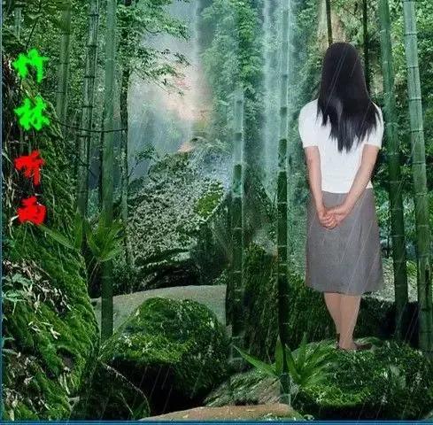 瀟湘神 竹林聽雨